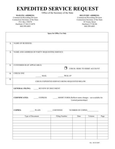 expedite service request forms   ms word