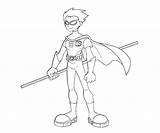 Nightwing Batman sketch template