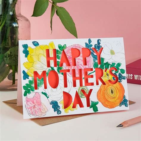 diy mothers day card ideas  celebrate mom parade