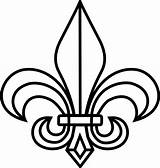 Fleur Lis Catholic Symbol Symbols Clip Coloring Saints Stencil Clipart Vector Meanings Pages Printable Ffs Meaning Their Logo Cliparts Outline sketch template