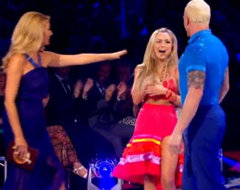 Strictly Come Dancing S Ola Jordan Laughs Off Wardrobe Malfunction Tv