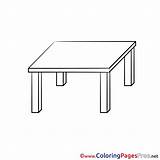 Coloring Pages Table Sheet Objects Sheets sketch template