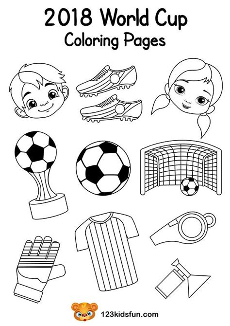 coloring pages football world cup 2018 free worksheets and
