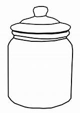 Jar Cookie Coloring Clipart Jelly Empty Bean Beans Color Jars Clip Pages Template Drawings Cookies Activities Candy Egyptian Canopic Preschool sketch template