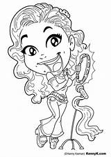 Chanteuse Coloriage Imprimer La Grande Dessin Coloriages Téléchargez sketch template