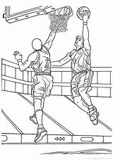 Basketball Coloring Court Pages Color Getcolorings sketch template