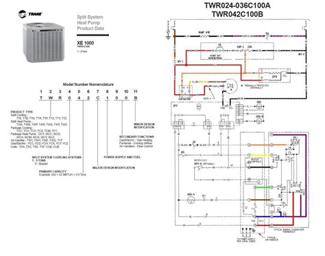trane ac wiring diagram  wiring diagram sample