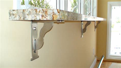 outwater introduces  steel countertop support brackets   styles  sizes