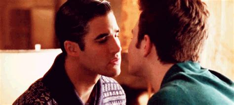 Blaine Kissing Kurt S Neck Tumblr