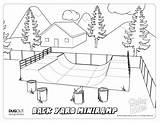 Ramp Skatepark Activity sketch template