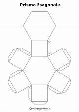 Costruire Geometriche Solide Prisma Solidi Esagonale Sviluppo Stampare Ritagliare Pianetabambini Scatola Solida Cartoncino Geometria Modelli Cartone Matematica Incollare sketch template