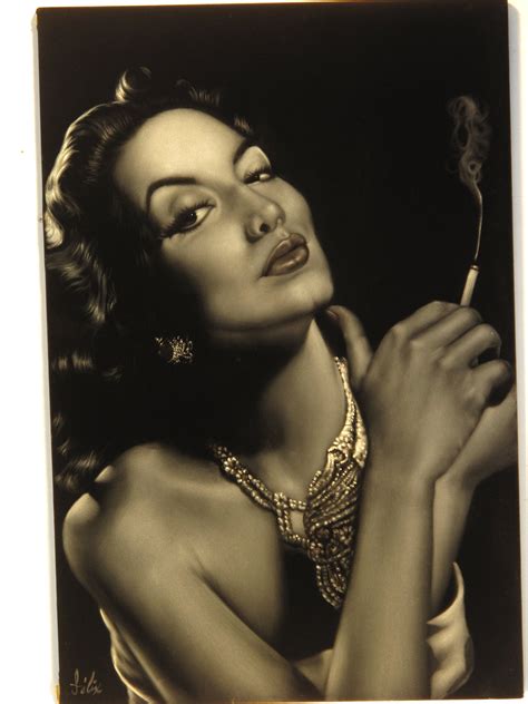 María Félix Maria Felix Portrait Of Mexican Actress Smoking Etsy Uk