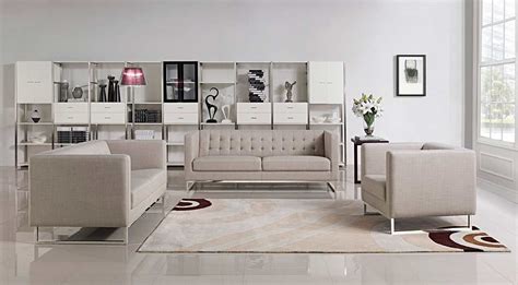 contemporary light grey fabric sofa set vg fabric sofas
