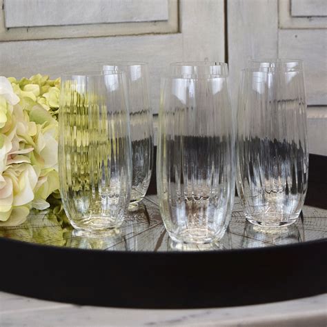 Tall Drinking Glasses Unique Crystal Drinking Glasses Curated Living
