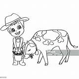 Agriculture sketch template