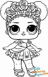 Lol Coloring Kids Doll Bebe Pages Surreal Surprise Color sketch template