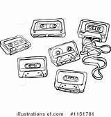 Cassette sketch template