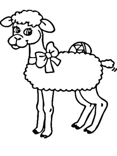 lamb  sheep coloring pages