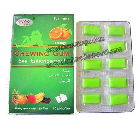 Sex Enhancement Orange Chewing Gum For Male Id 6786831