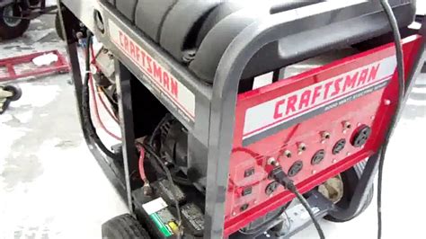 craftsman  watt generator youtube