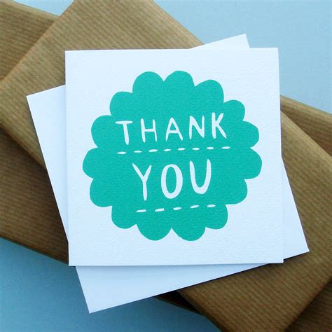 Thank You Card By Nic Farrell Illustration
