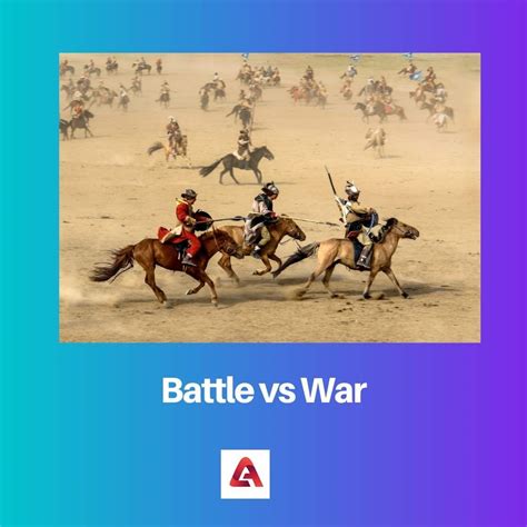 battle  war difference  comparison