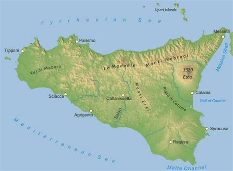 Geografia Della Sicilia Wikipedia