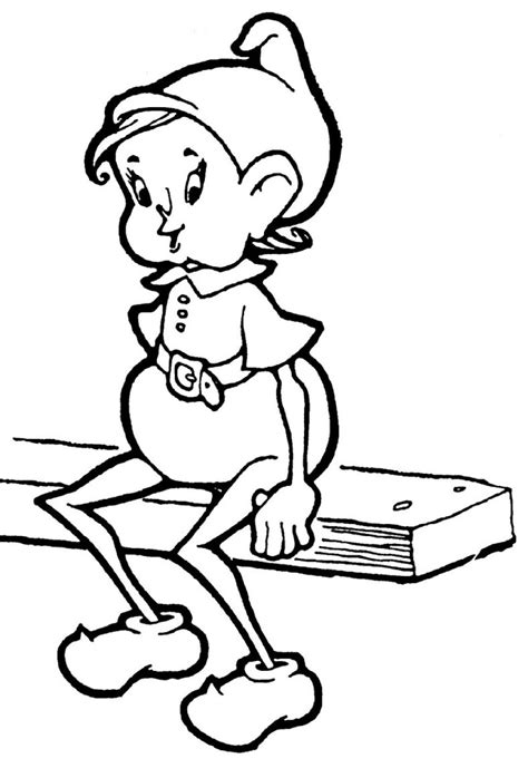 elf   shelf coloring pages  coloring