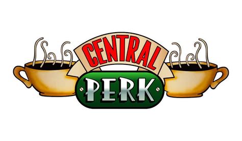 Central Perk Logo Friends Sticker Tv Show Vinyl Art