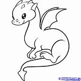 Dragon Draw Coloring Kids Dragons Step sketch template