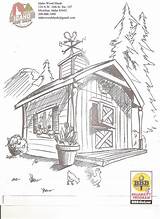 Woodworking Scenic Sheds sketch template