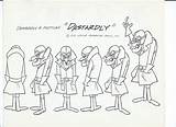 Model Hanna Barbera Dastardly Muttley Sheets Sheet Character Dick Cartoon 1970 Characters Bloggery Attempted Concept Races Wacky Drawing Disney Ebay sketch template