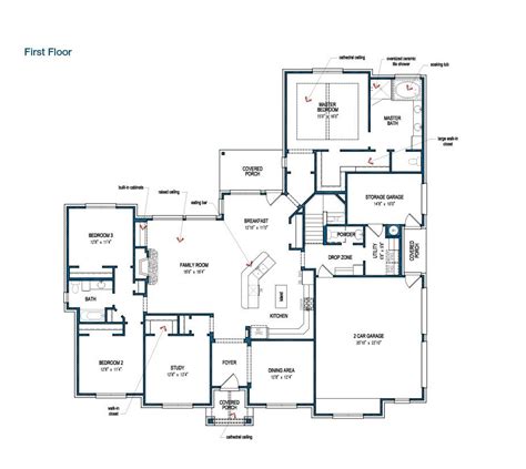 perfect floorplan tilson homes hidden meadow  house floor plans house plans   plan