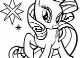 Pony Little Coloring Pages Filly Luna Princess Baby Getcolorings Getdrawings Color sketch template