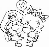 Mario Coloring Coloriage Pikmin Daisy Pages Dessin Luigi Et Baby Colorier Super Colouring Print Winged Cheval Choose Board sketch template
