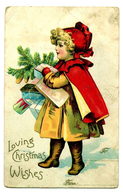 leaping frog designs loving christmas wishes vintage post card  images