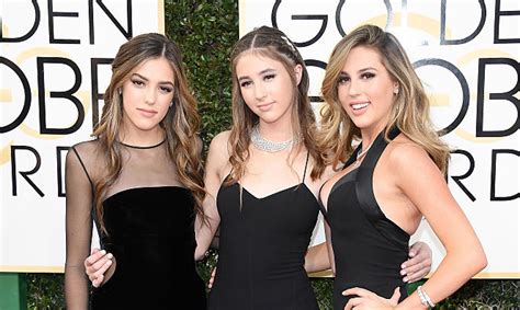 sylvester stallone s daughters stun at the golden globes new idea magazine