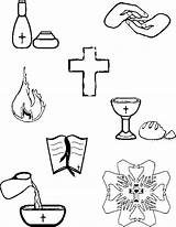 Sacraments Catholic Seven Sacrament Clipground Webstockreview sketch template