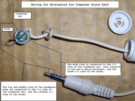 pc headset mic wiring diagram manual  books headphone  mic