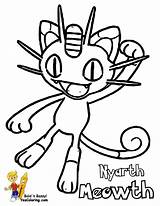 Pokemon Coloring Pages Meowth Xy Clipartmag Arcanine Library Clipart Popular sketch template