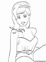 Perry Katy Coloring Pages Popular Most Print Celebrities Fans Color sketch template