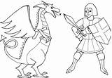 St George Georges Coloring Colouring Printables Saint Dragon Kids Printable Template Flag Craft Crafts Eparenting Pages Arms Coat Activities Story sketch template