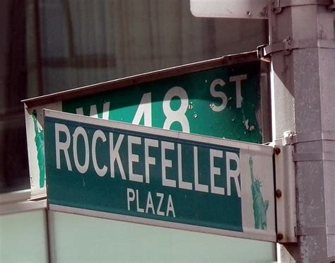 rockefeller plaza sign flickr photo sharing