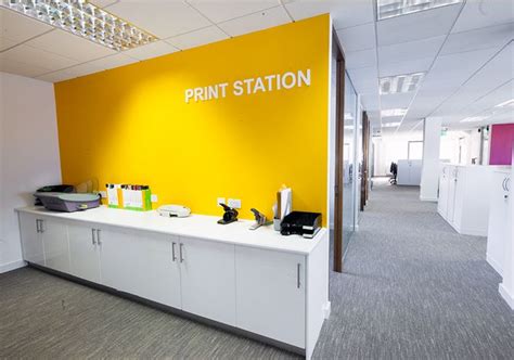 print station coworking space design printer station office