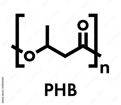 polyhydroxybutyrate phb biodegradable plastic chemical structure