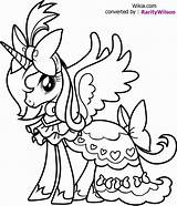 Rarity Pony sketch template