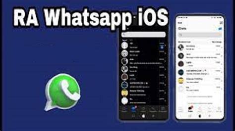 mengubah tema whatsapp menjadi iphone  menggunakan aplikasi