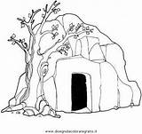 Grotta Sepolcro Religione Malvorlage Hohle sketch template