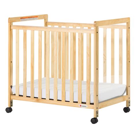 safetycraft crib fixed sides clear  panels schools