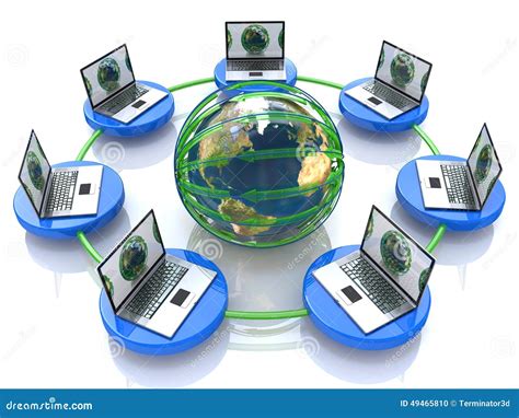 global computer network stock illustration image